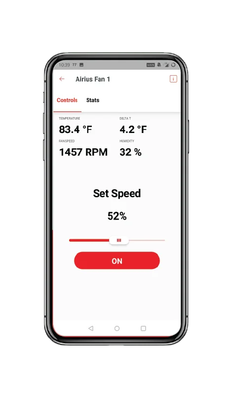 Airius Fans Controls